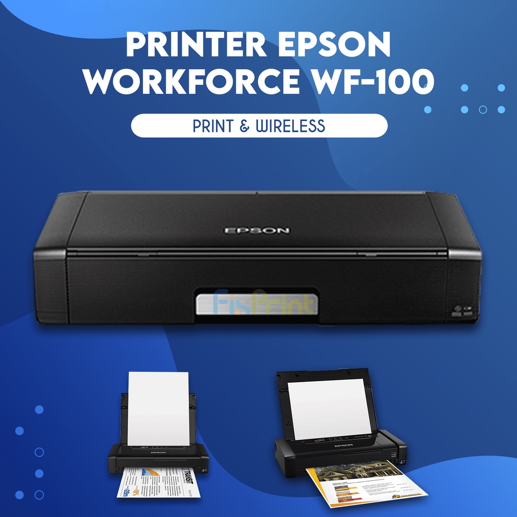 Printer Epson Inkjet WorkForce WF-100 WF100 WF 100 wf100 Wireless New