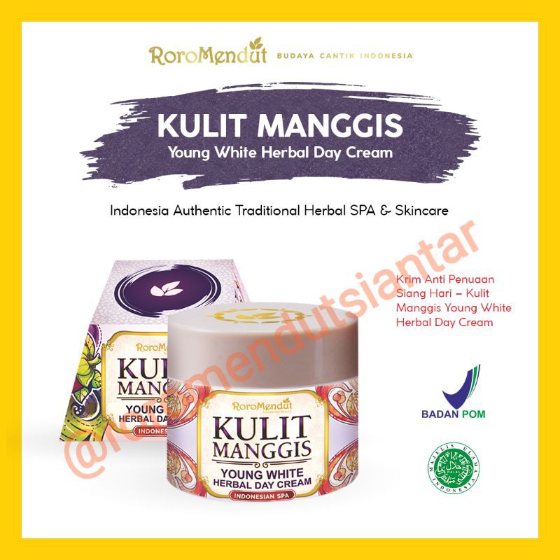 

KULIT MANGGIS DAY CREAM RORO MENDUT