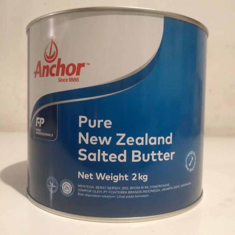 

Anchor Pure Salted Butter (Repack) 1Kg / Mentega