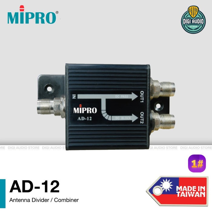 MIPRO AD-12 Passive Antena Divider - Combiner - MI PRO AD12 Pasif