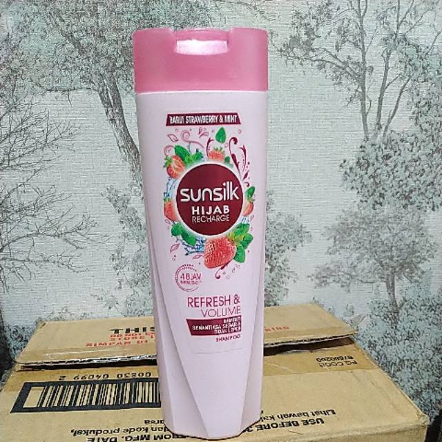SUNSILK. 170ML HIJAB RECHARGE STRAWBERRY & MINT SHAMPOO