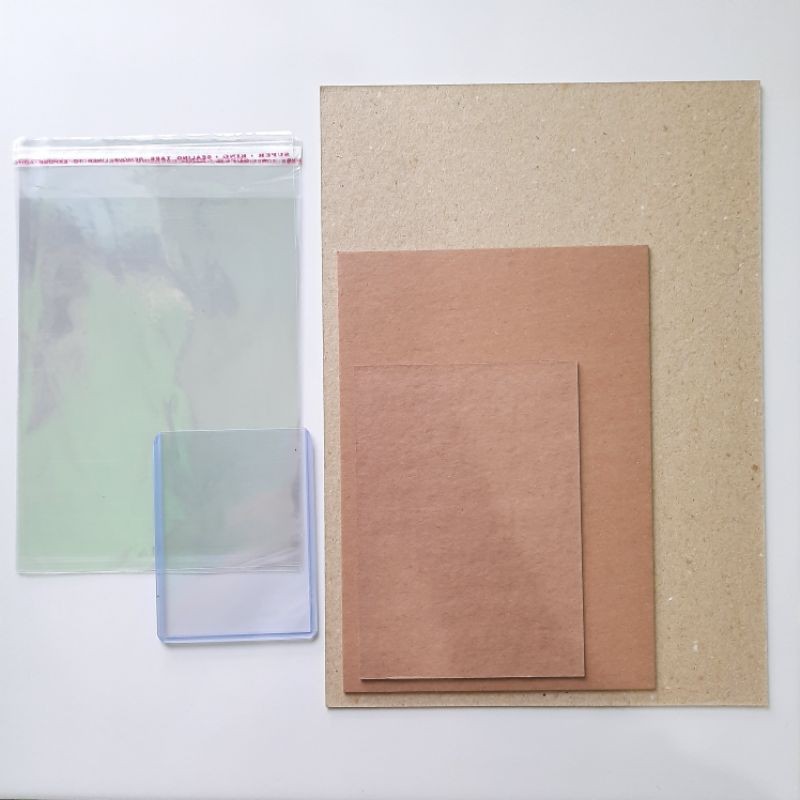 TOPLOADER ULTRA PRO / YELLOW BOARD DUPLEX / INNER SLEEVE / PACKING PHOTOCARD PC POSTCARD A6 A5 A4