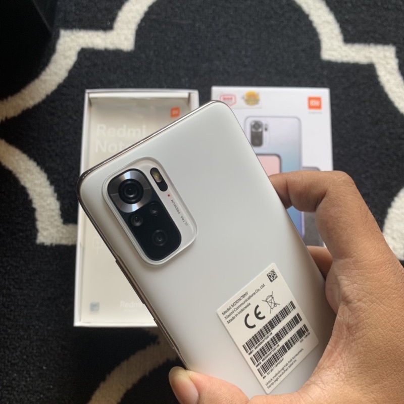 redmi note 10s ram 6gb internal 128gb second fullset bekas pakai