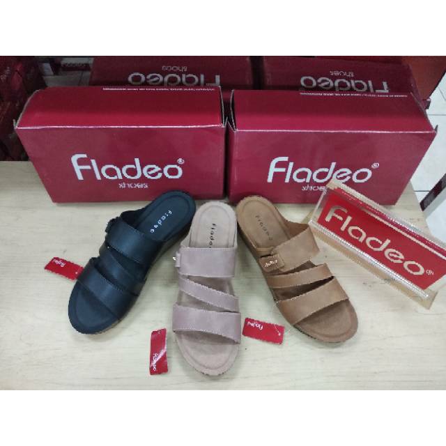 SANDAL WEDGES WANITA TALI ( FLADEO SHOES  )