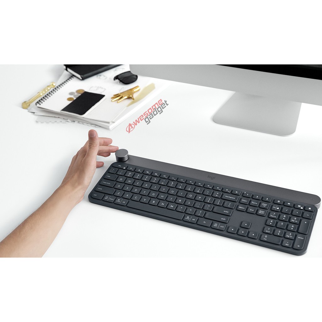 Logitech Craft Wireless Keyboard Intelligent Control Adobe Microsoft