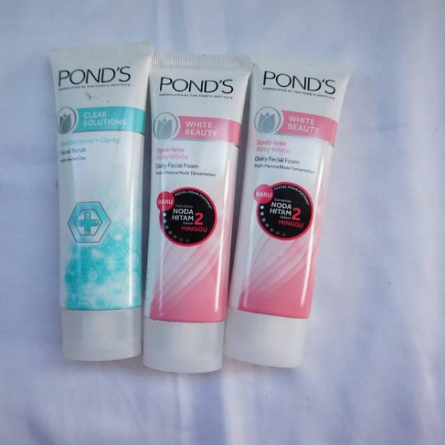 Jual PONDS FACIAL FOAM WHITE BEAUTY SEPAKET 50 GR | Shopee Indonesia