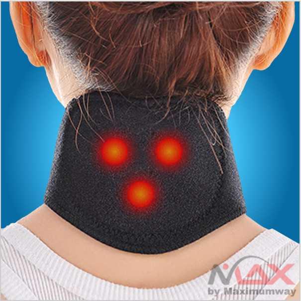 Terapi Leher Magnetic Tourmaline Therapy Neck Massager - DA-3484 Warna Hitam