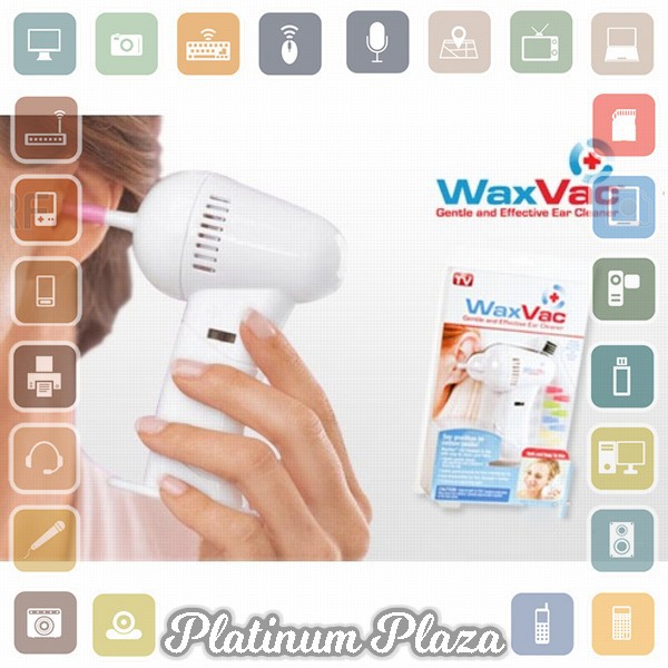 Electric Ear Wax Vacuum Vac Wax Removal Pembersih Telinga - White`610615-