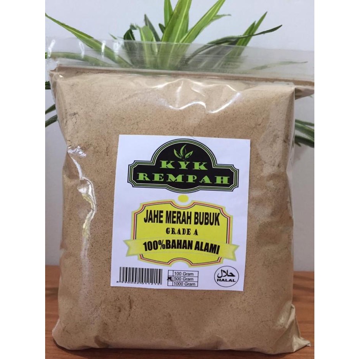 

Jahe Merah Bubuk Murni [ 500 Gram], Tanpa Gula