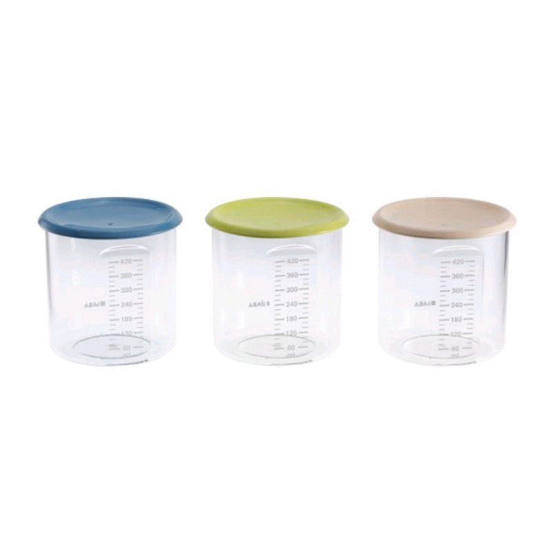 BEABA Maxi Portions 1set (120ml, 240ml, 420ml)