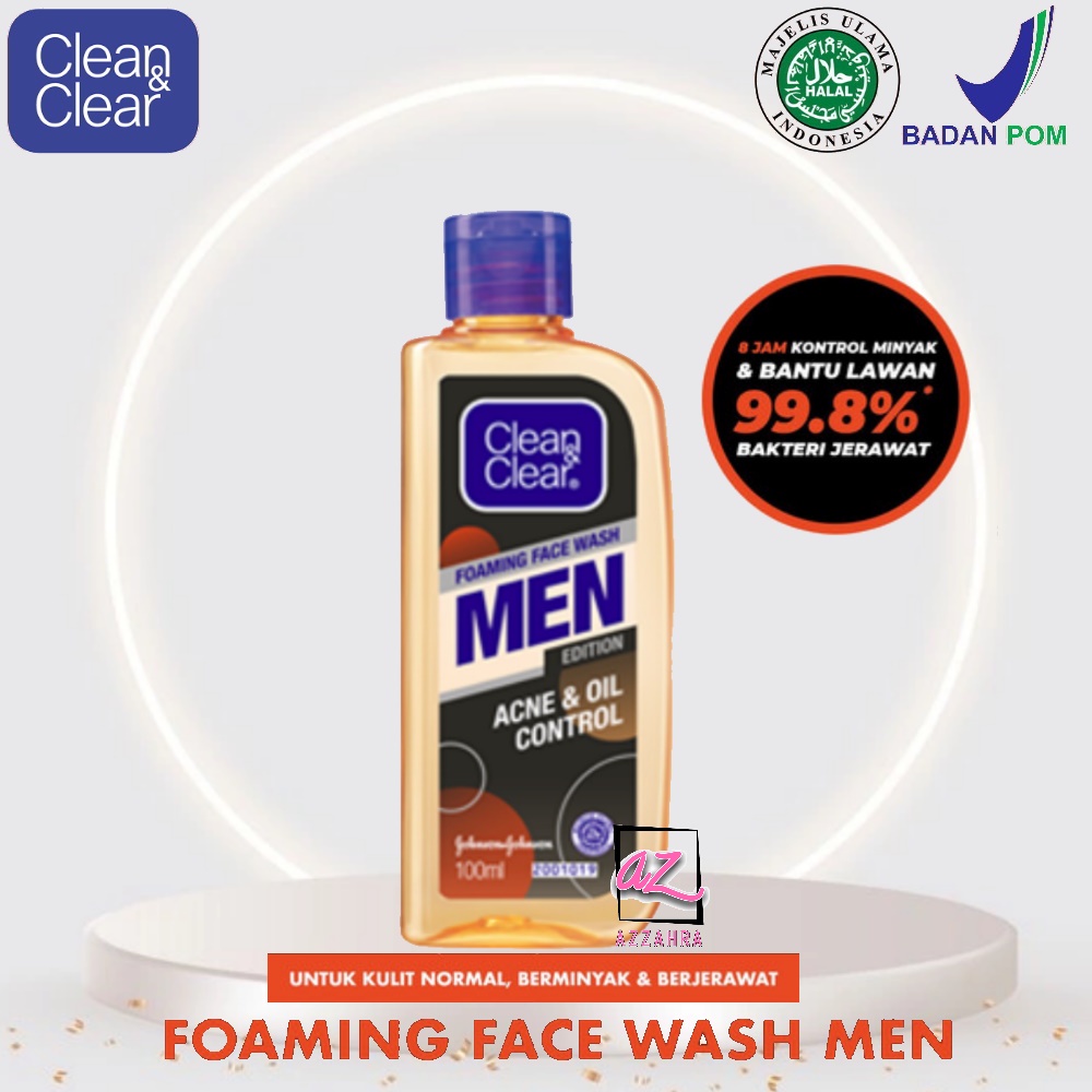 Clean &amp; Clear Foaming Face Wash MEN - 100ml