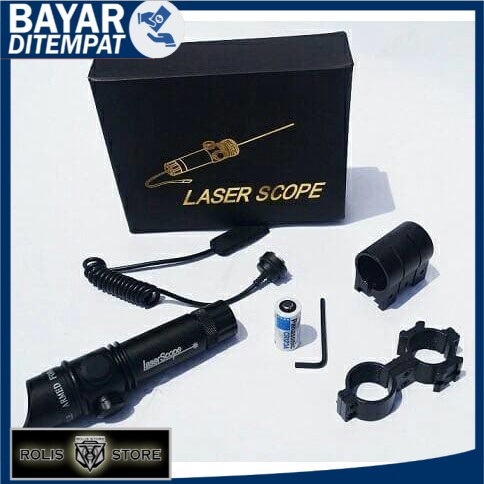 Bisa COD LASER SCOPE SENAPAN HIJAU