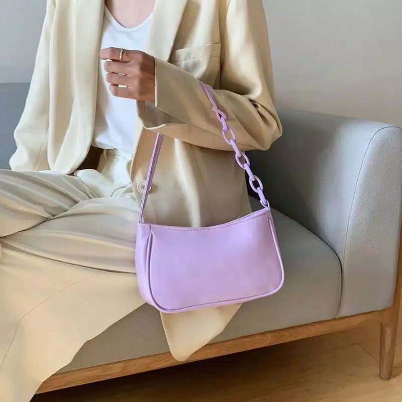 HF SILKY RANTAI GON - Shoulder Bag Wanita Tas Selempang