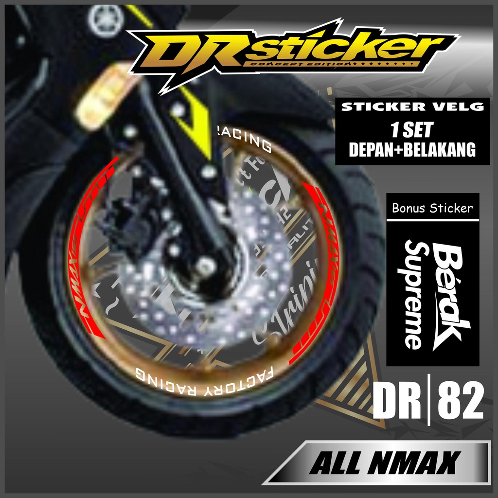 Sticker Velg - Cutting Velg Sticker Cutting Velg Motor NMAX