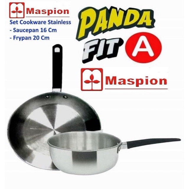 Maspion Teflon+ Panci Stainless