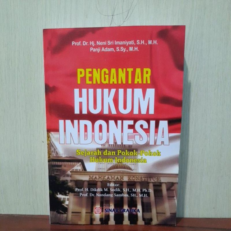 Buku Pengantar Hukum Indonesia - Neni Sri Imaniyati
