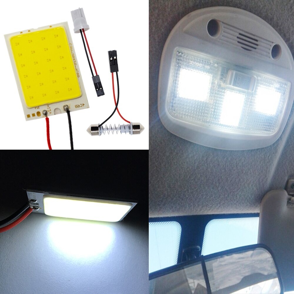 [24 LED]  Lampu LED Kabin Lampu Plafon COB Plasma 24 titik Lampu Mobil 24 Mata