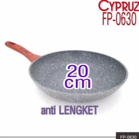 *****] FP-0630 CYPRUZ FRY PAN MARBLE WAJAN PENGGORENGAN 20 CM 20CM FP0630