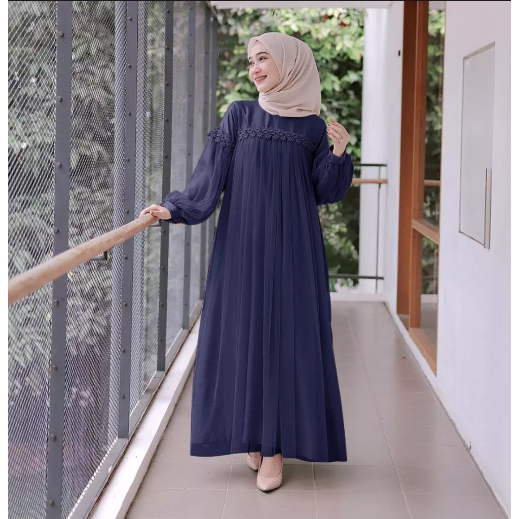 Fashion Muslim &gt; Pakaian Muslim Wanita &gt; Dress &gt; Gamis nuraini - dres dewasa