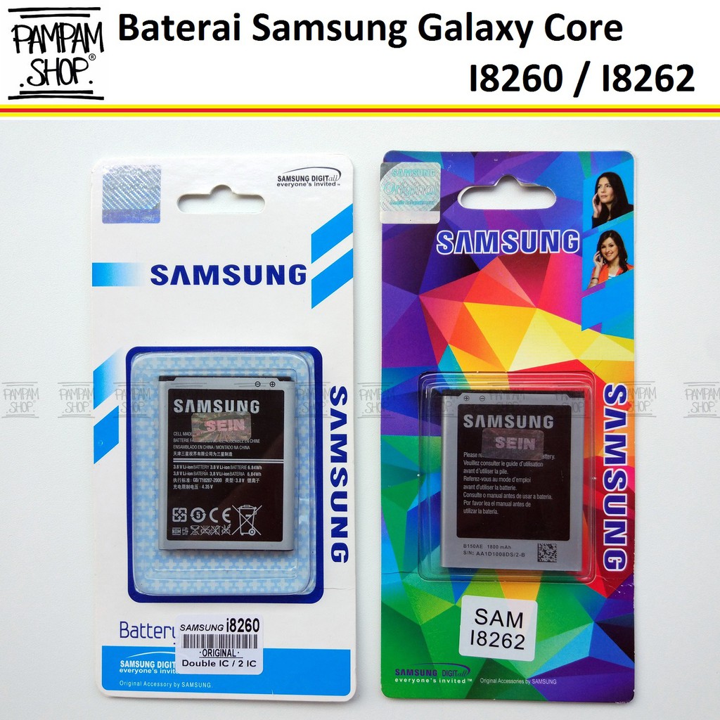 Baterai Samsung Galaxy Core 1 Duos I8260 I8262 Original OEM Batrai Batre Battert HP SEIN Handphone