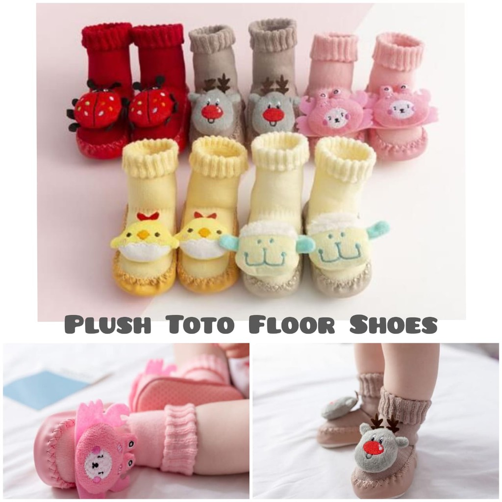 Plush Toto Floor Shoes / Kaos Kaki Sepatu Bayi