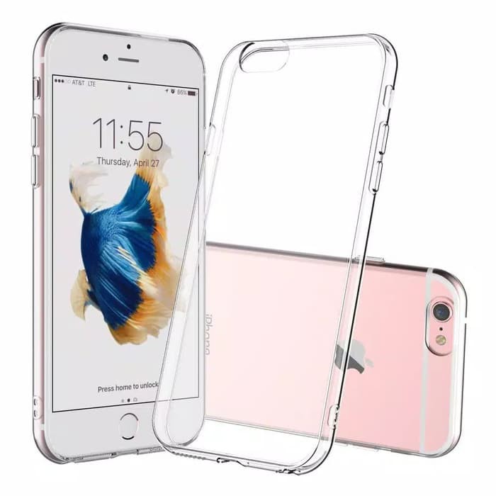 Silicone bening Iphone 6 6s 7 8 PLUS x xr xs max clear case cover