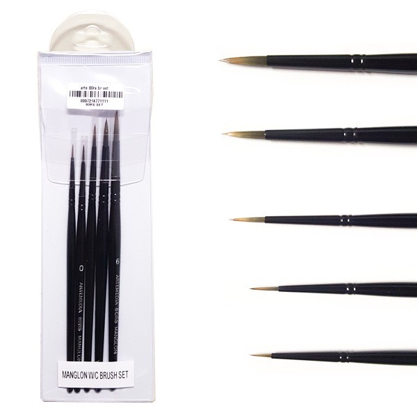 

(TERLARIS) Arte Manglon Watercolor Brush Set / Kuas Cat Air