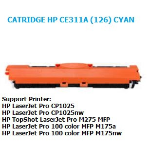 TERMURAH Toner Cartridge Compatible CE310 CE311A CE312A CE313A CP1025  CM175nw