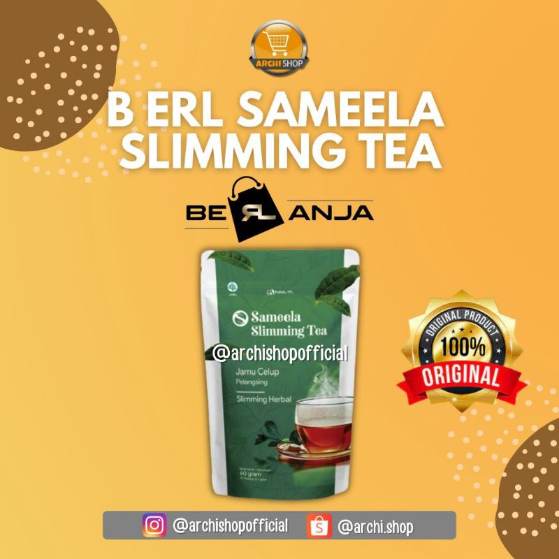 

Teh Pelangsing SAMEELA Slimming Tea Penurun Berat Badan Original