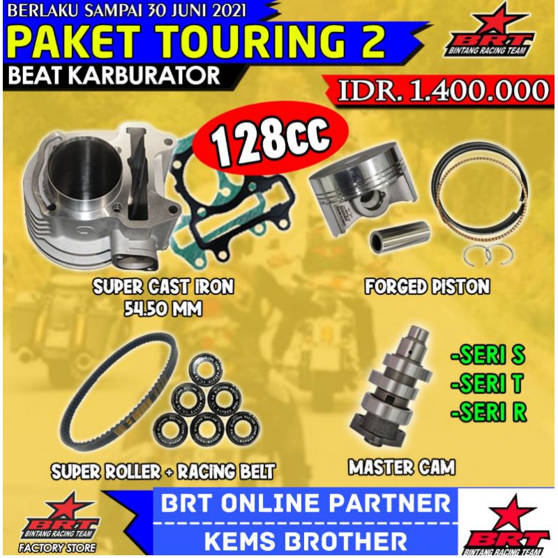 BLOK BRT BEAT KARBURATOR PAKET TOURING 2