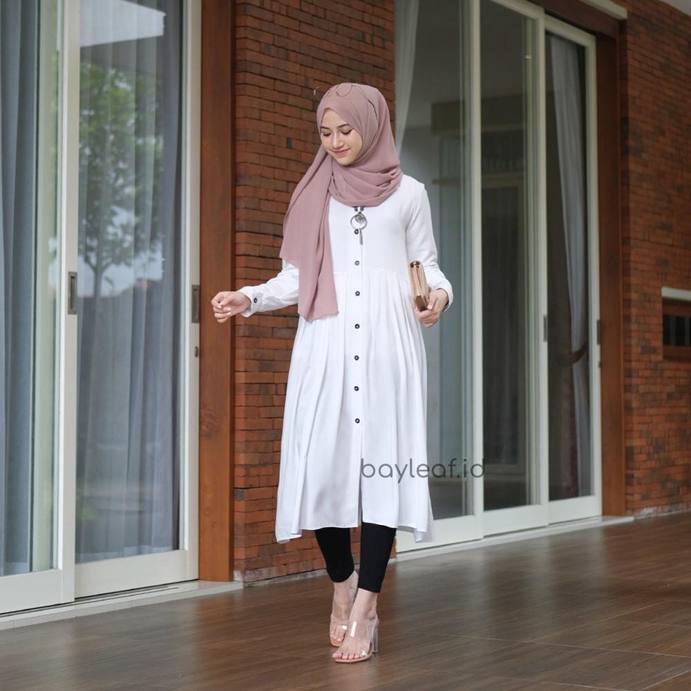 BAJU ATASAN TUNIK WANITA DEWASA SIMPLE ELEGAN BAHAN KATUN VIRAL KEKINIAN TERBARU 2022