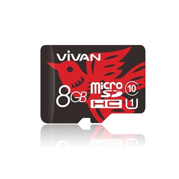 MEMORY / MMC VIVAN Card Class 10 TF Card Black + Red 16GB 32GB 64GB