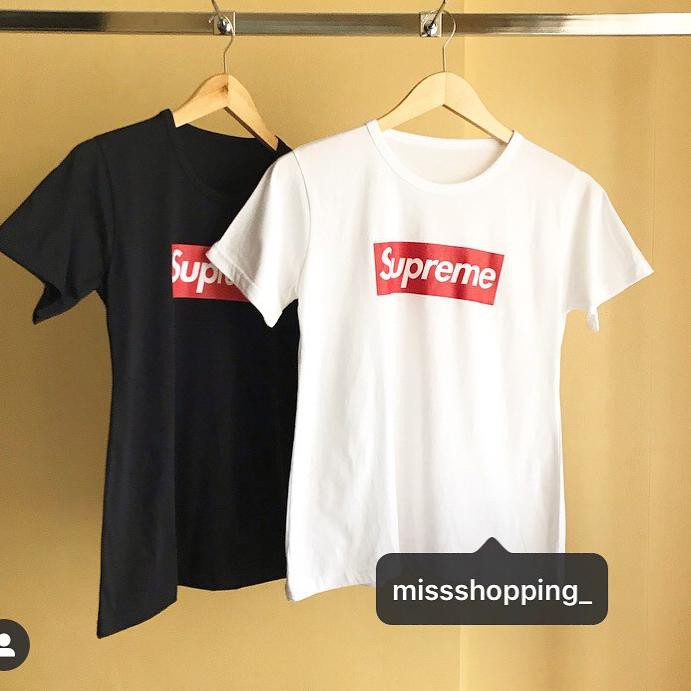 ORIGINAL KAOS CEWEK MURAH SUPREME ♥