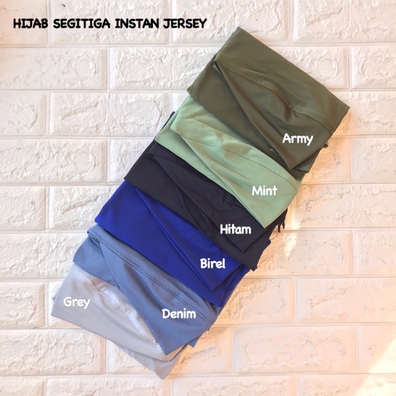 SEGITIGA INSTAN JERSEY SOFT PAD / HIJAB SQUARE