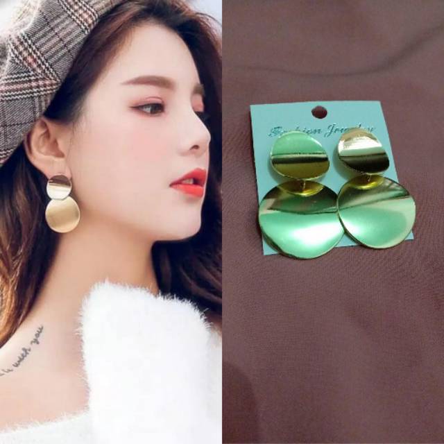 Anting korea anting hits model emas