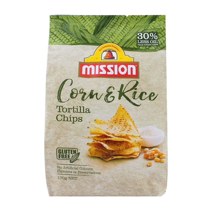 

Mission Tortilla Chips Corn&Rice 170Gr