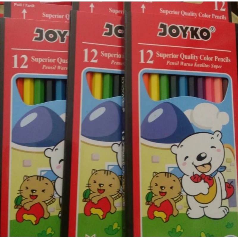 

pensil warna joyco 12 warna