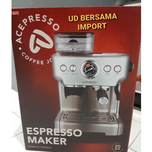 coffe maker espresso mesin kopi ACEPRESSO with grinder stainless stell PREMIUM COFFE MACHINE