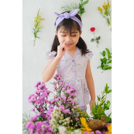 BOHOPANNA RUFFLE SET / SETELAN ANAK PEREMPUAN