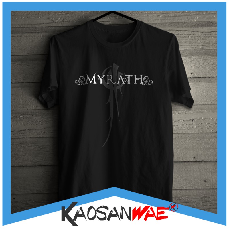 Kaos Myrath Band Musik Rock Metal Size S M L XL XXL JUMBO XXXL Tshirt KaosanWae