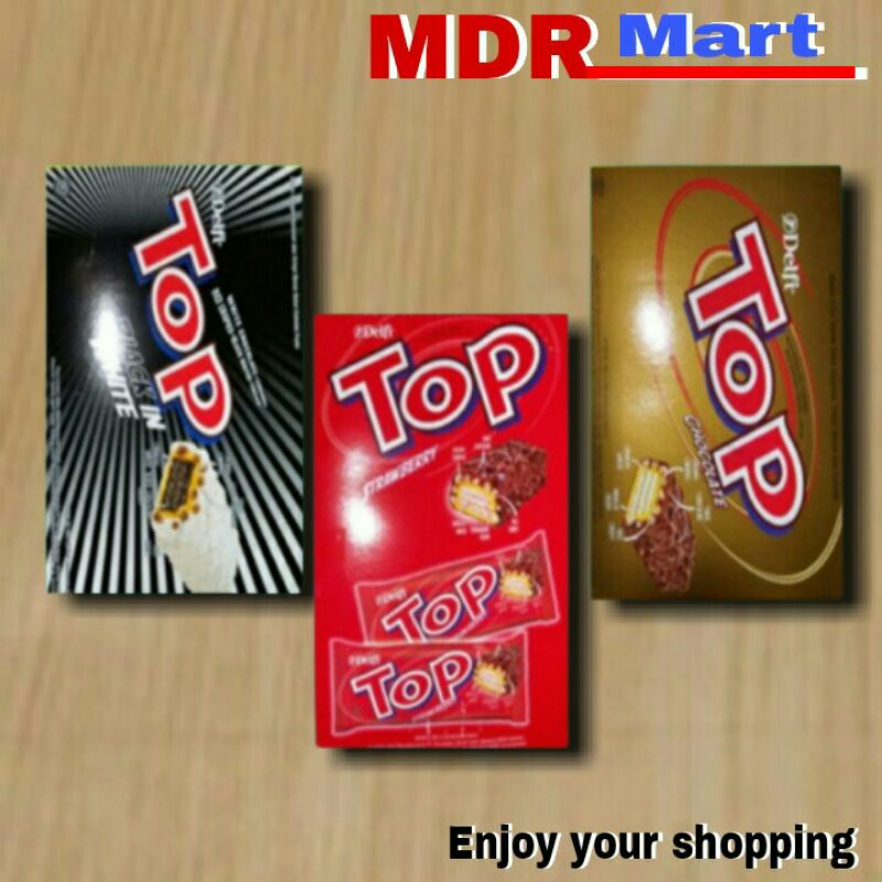 

DELFI TOP WAFER COKLAT 1 PACK ISI 24 PCS 9gr TRIPLE CHOC