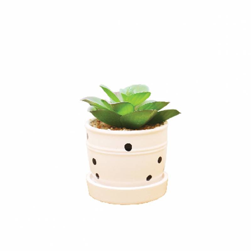 

JYSK Tanaman Hias Floss Artificial Plant Bloom White Pot TCD-41