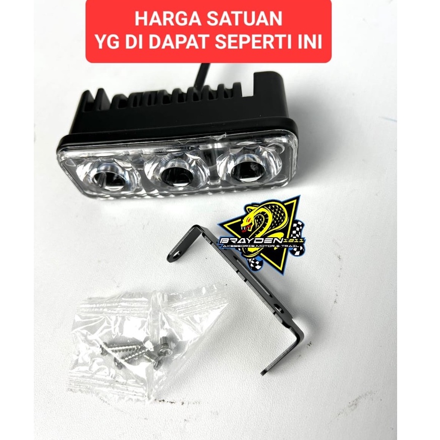 LAMPU TEMBAK LIGHTBAR 2TONE - LAMPU TEMBAK TRAIL- LAMPU TEMBAK PANJANG - LAMPU TRMBAK MOTOR VIXION CRF KLX UNIVERSAL