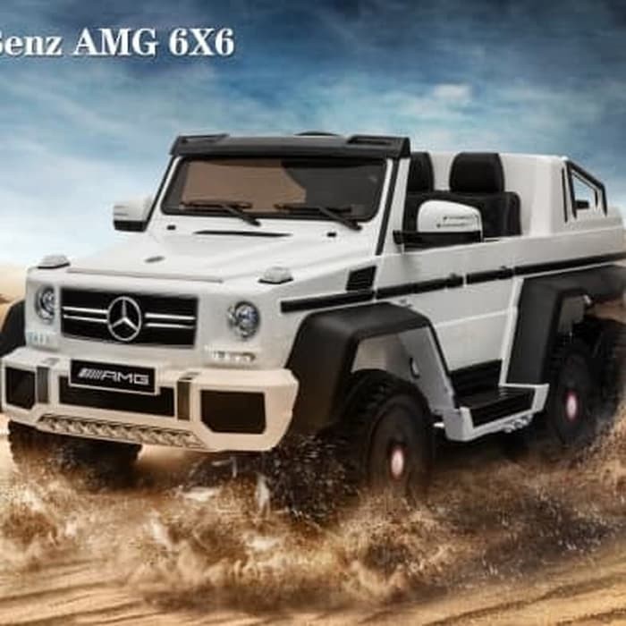 mobil mainan anak aki mercy mercedes benz g63 4wd 6roda pliko xxl