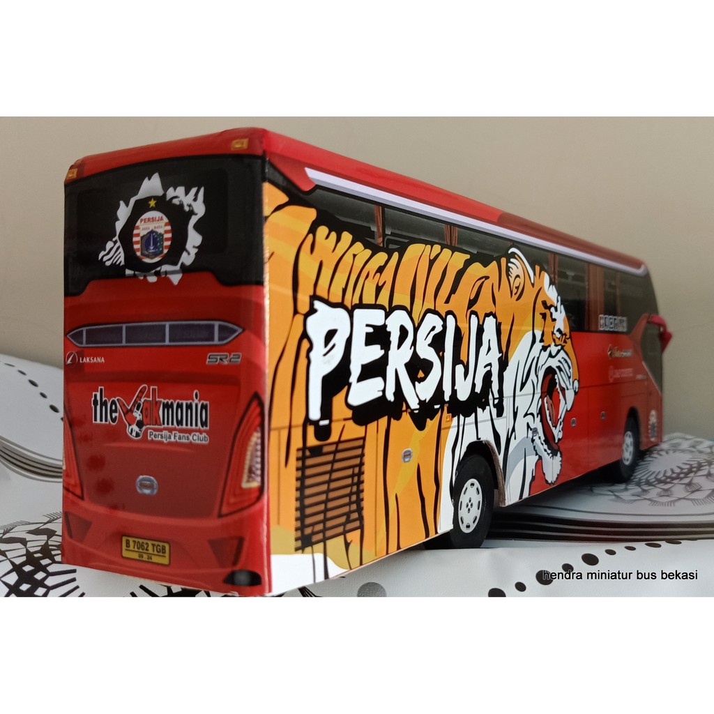 Miniatur Bus bis / mainan bus bis SR2 SHD  Persija