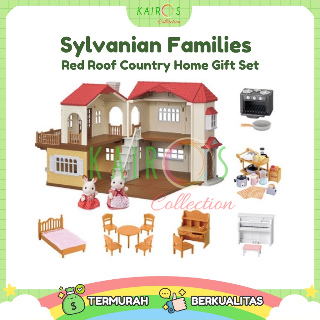 Sylvanian Families Red Roof Country Home Gift Set