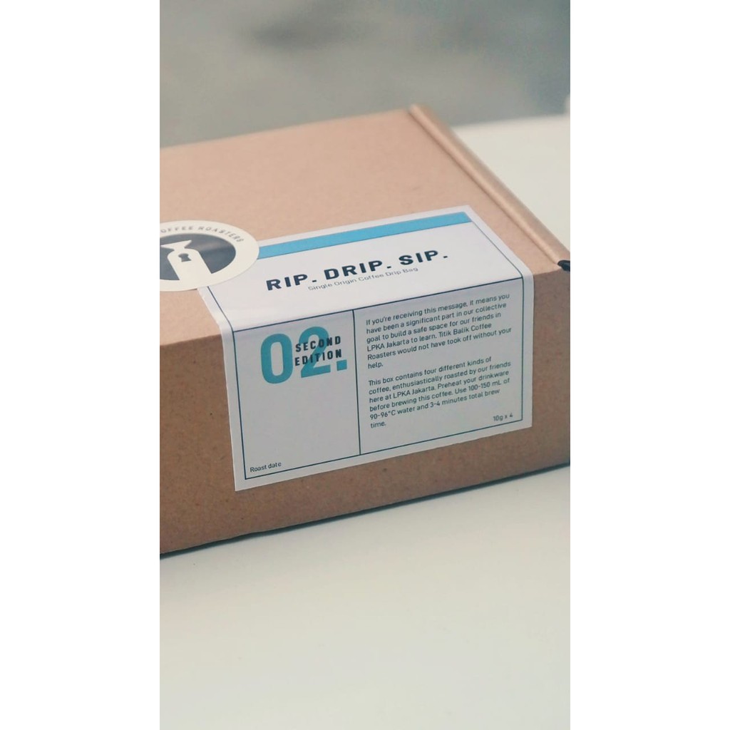 

Rip. Drip. Sip. 2nd Edition (4 Single Origin Coffee Drip Bag)