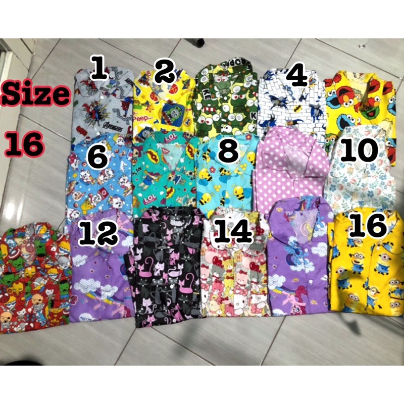 Piyama anak usia 12-16 tahun untuk remaja tanggung baju tidur nablfashion sz 14 16 18 bkn mrk rysya