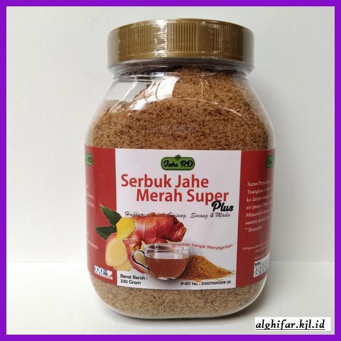 

lanoisidartdrink- serbuk jahe merah super plus 330 gram -asliii-bngittt.