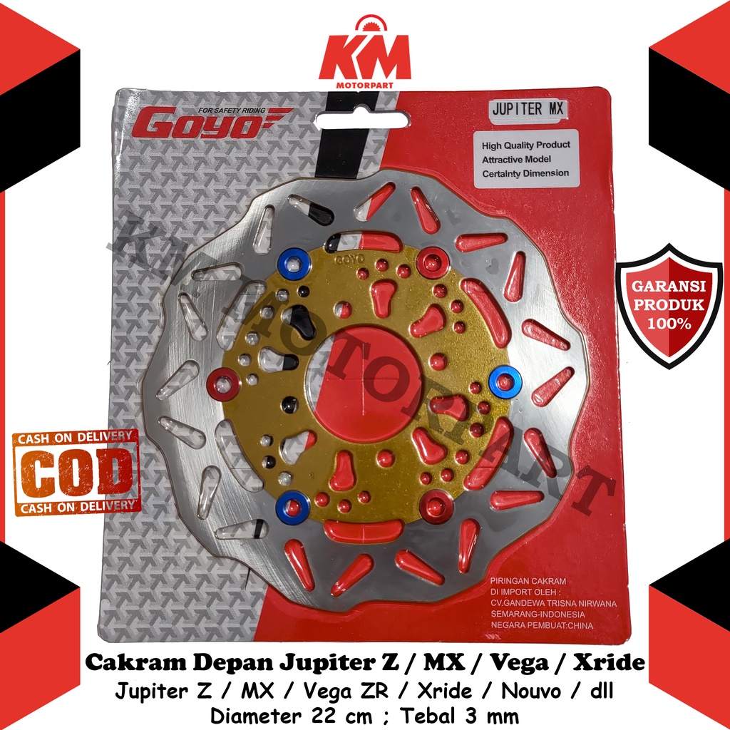 Cakram Depan Jupiter Z Mx 135 Vega R Xride Nouvo Piringan Rem Depan